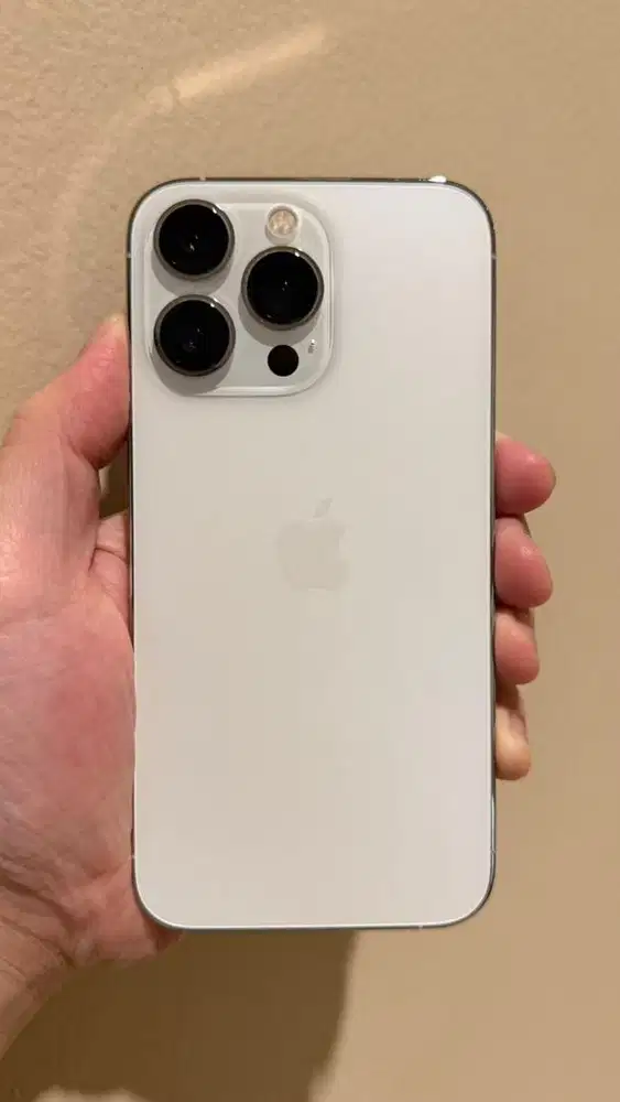 WTS Apple Iphone 13 Pro Silver 128 GB Ex Inter Mulus Box Lengkap Murah