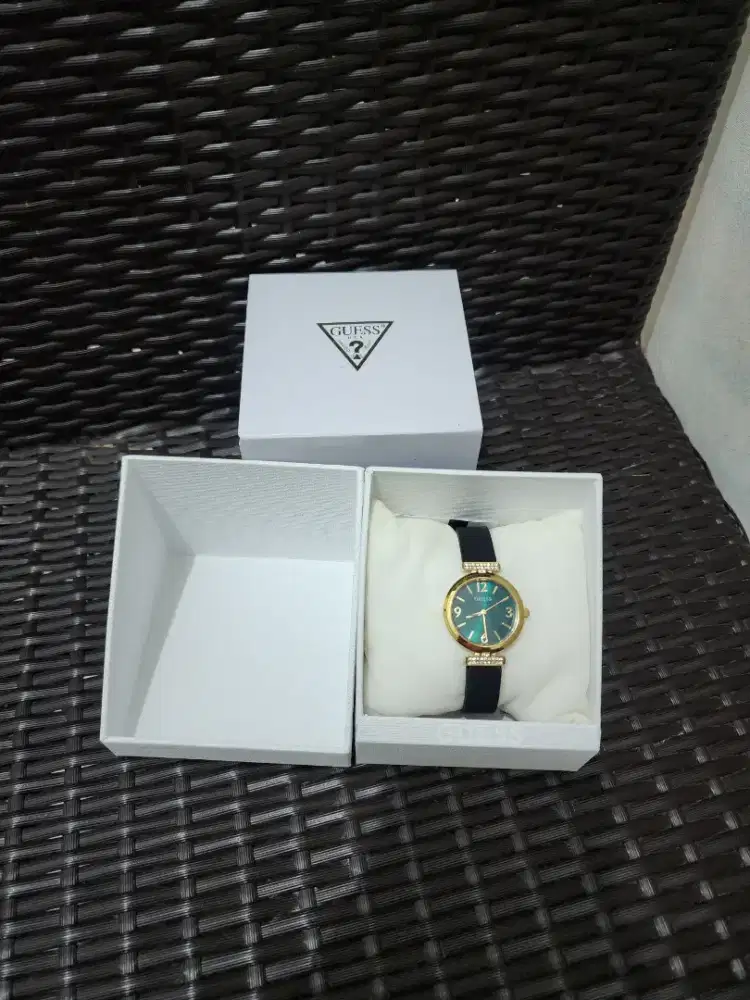 GUESS Ladies Array Emerald Gold - GW0912L4