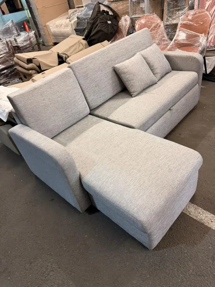 Sofa Bed Atria Informa (bisa dibuka jadi besar & ada storage)