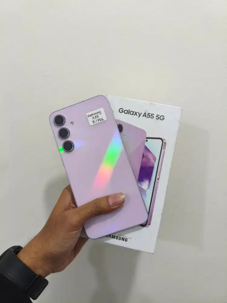 samsung a55 8/256 fullset mulus pemakaian