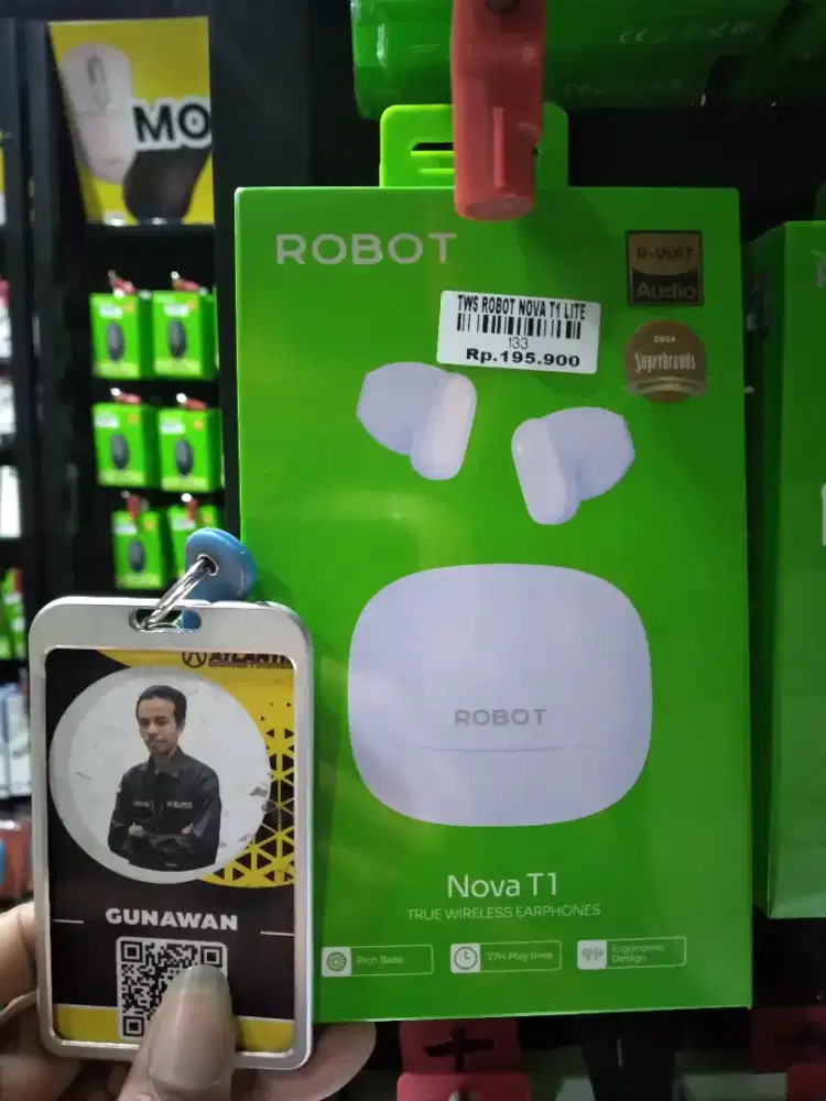 Headset BT ROBOT NOVA T1 LITE ATLANTIS DAHSYAT