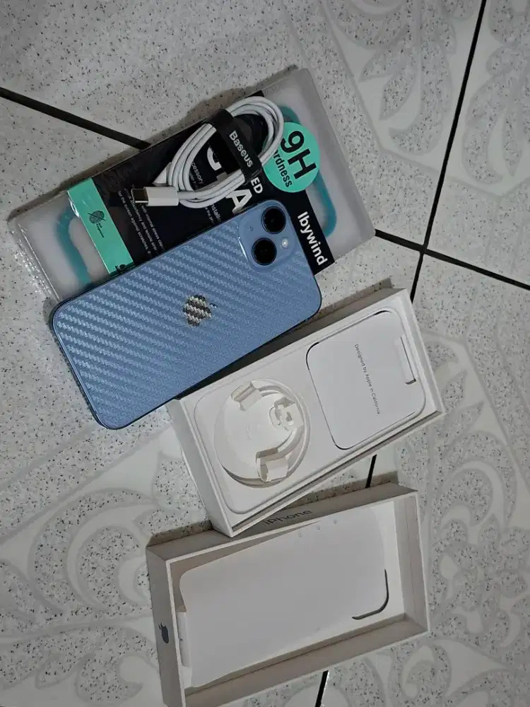 Iphone 14 128gb blue garansi ibox