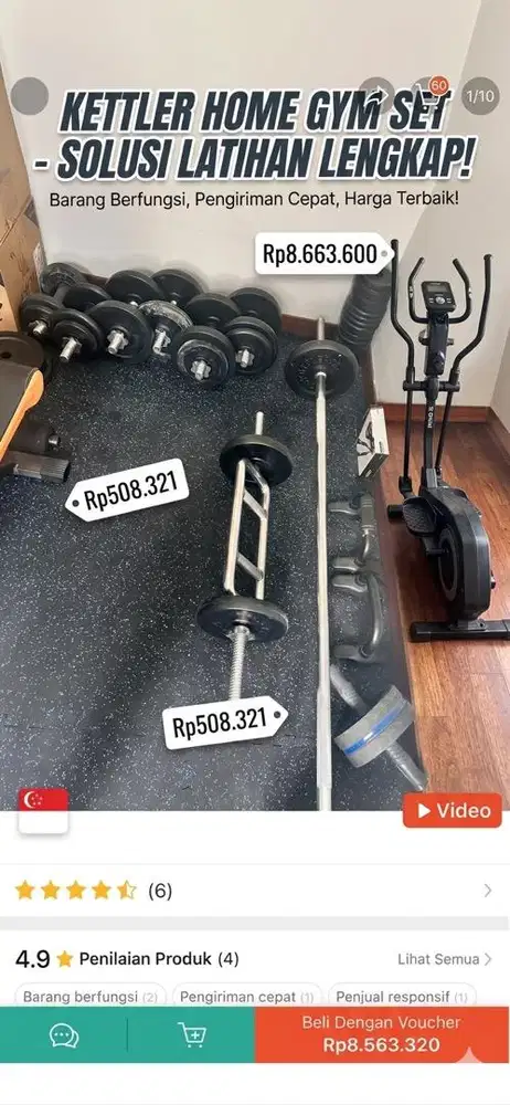 Kettler Gym set lengkap Jual murah