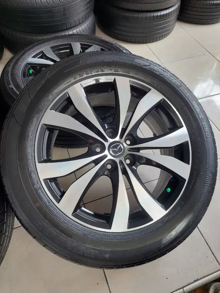 Velg R18 OEM Mazda CX7 PCD 5x114.3 Plus Ban 225 60 Dunlop