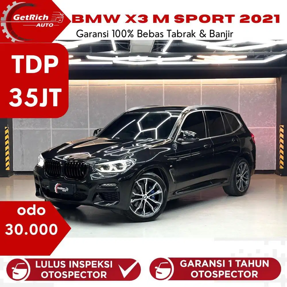 Odo 30Rb !!! Bmw X3 M Sport Hitam 2021