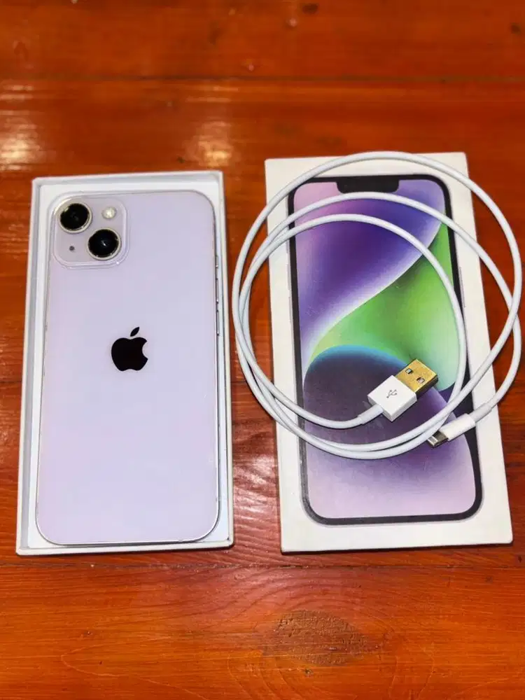 iphone 14 ungu beacukai 128Gb
