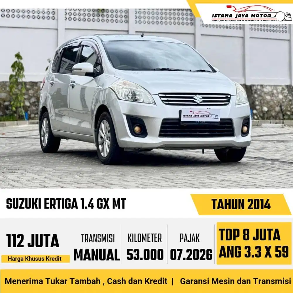 [KM 53RB] Suzuki Ertiga 1.4 GX Manual 2014