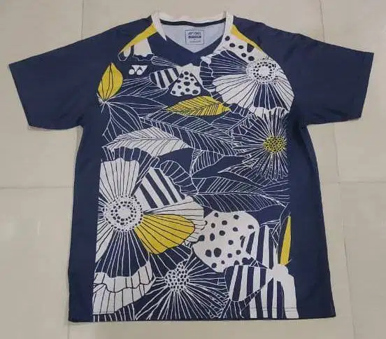 Baju dan Celana Yonex Badminton Custo Minion All England 2023 Ukuran L