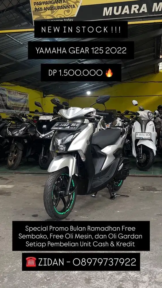 YAMAHA GEAR 125 2022 !!!