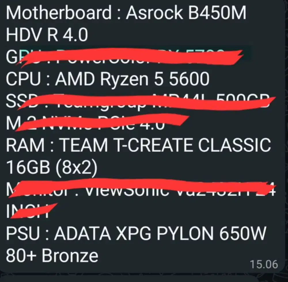 Pc AMD Ryzen 5 5600
