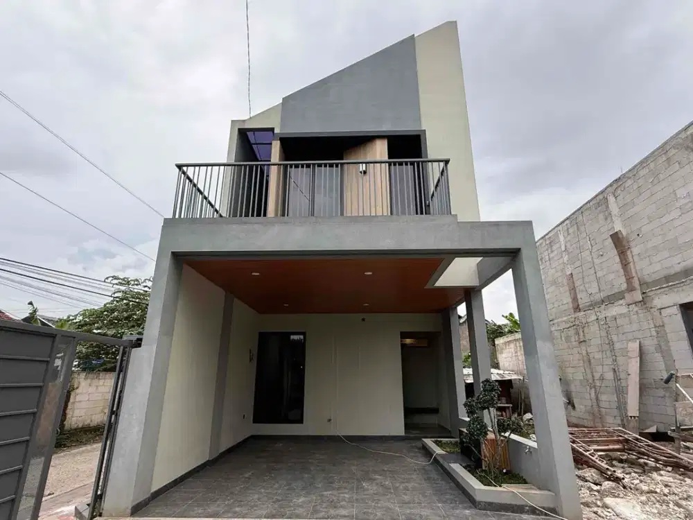 Rumah Ala Japanese House di Limo Selangkah ke Jakarta Selatan