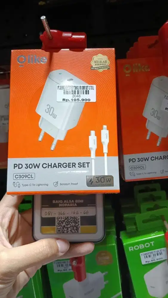 OLIKE CHARGER C309CP PD 30W SET C TO L