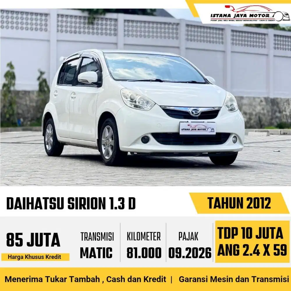 DAIHATSU SIRION D 1.3 AT 2012