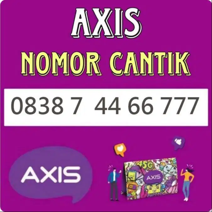 Perdana Nomor cantik xl axis paling super top langka 66 777