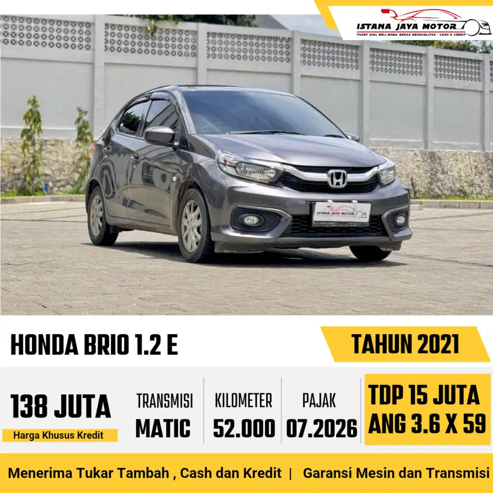 HONDA BRIO 1.2 E 2021