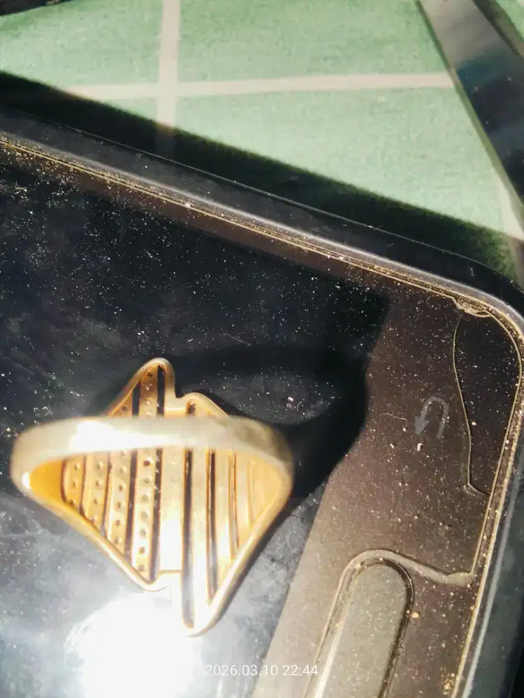 Cincin perak 925 lapis emas