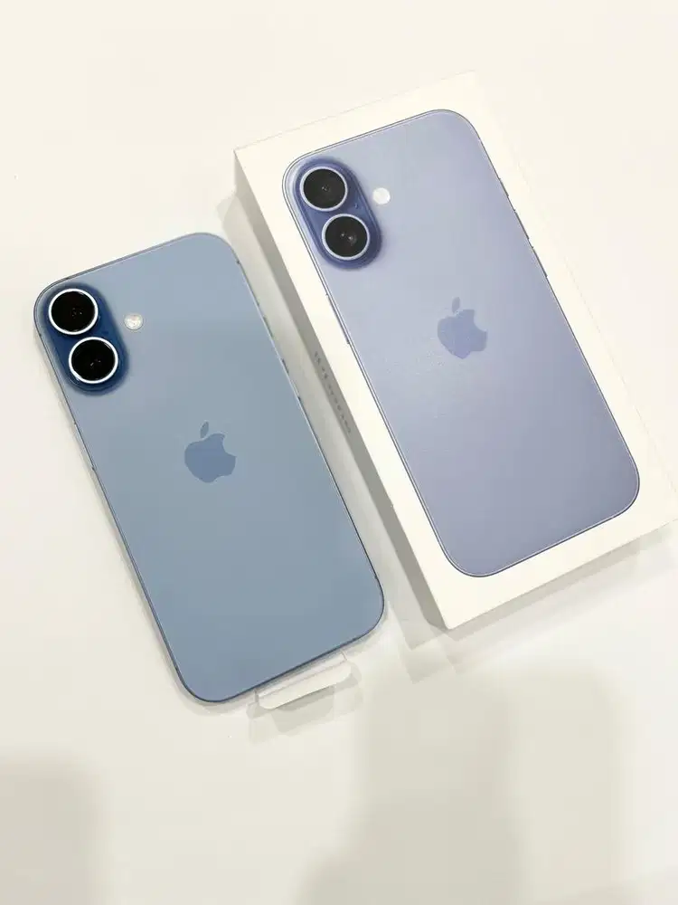 Iphone 17 256gb mist blue, resmi iBox (like new)