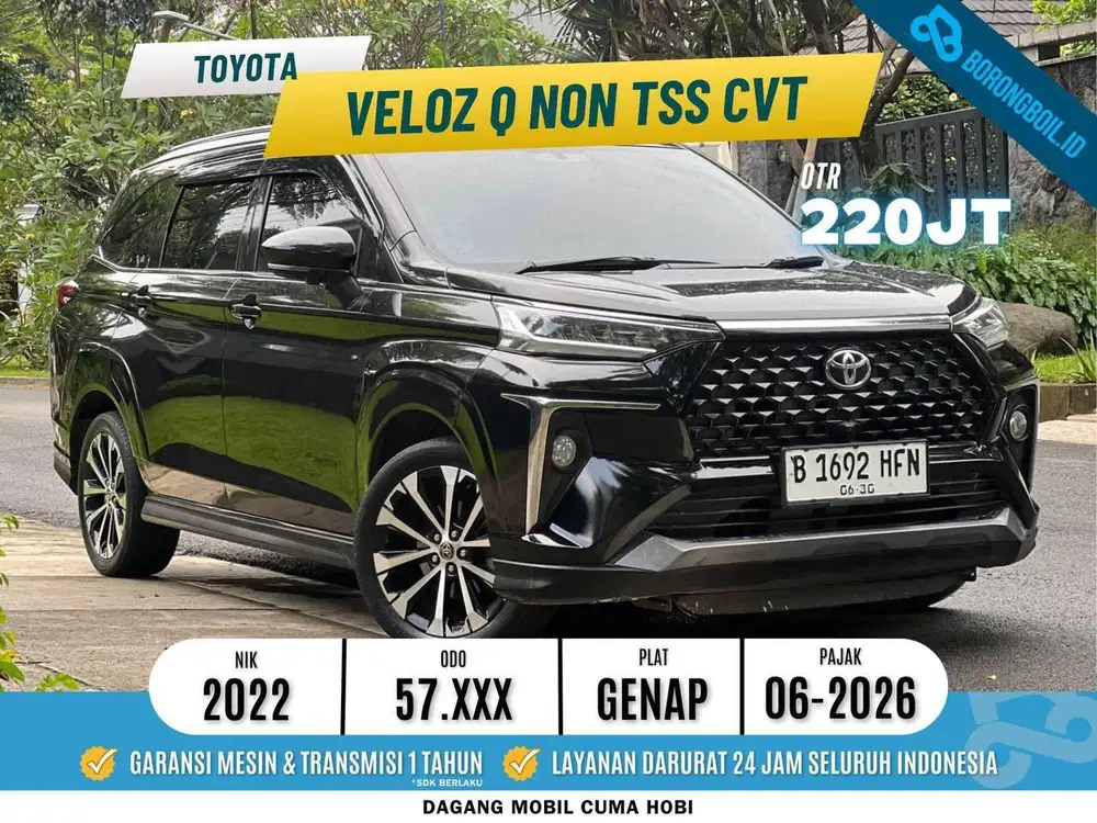 AVANZA VELOZ Q CVT 2022 SIAP MIDIK