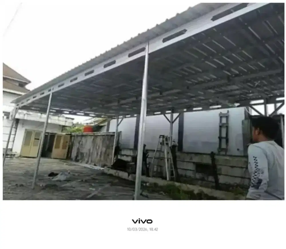 Jasa pasang kanopi baja ringan
