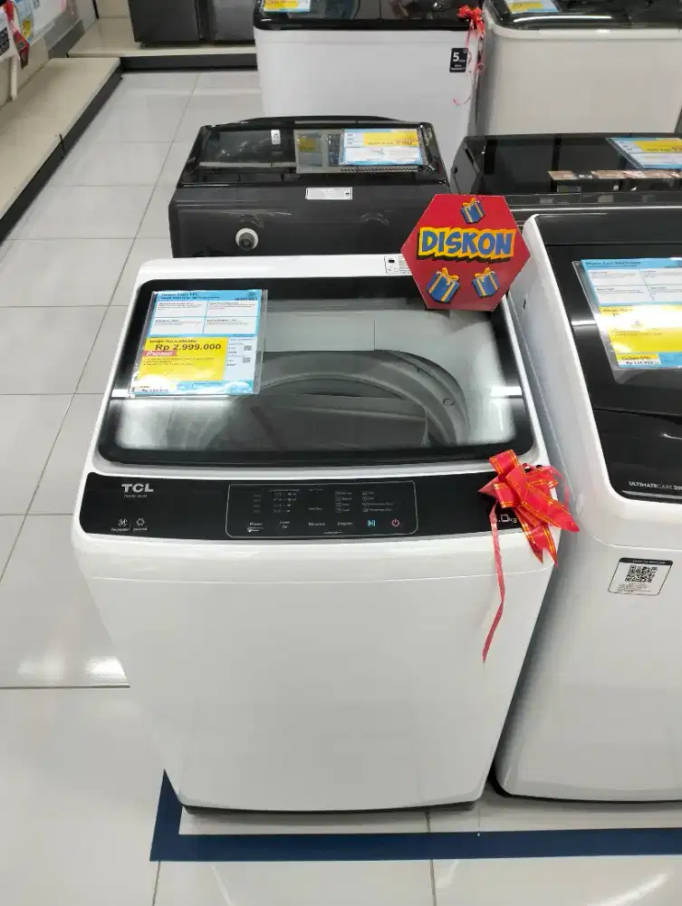 Credit Mesin Cuci TCL 9KG 450Watt Inverter