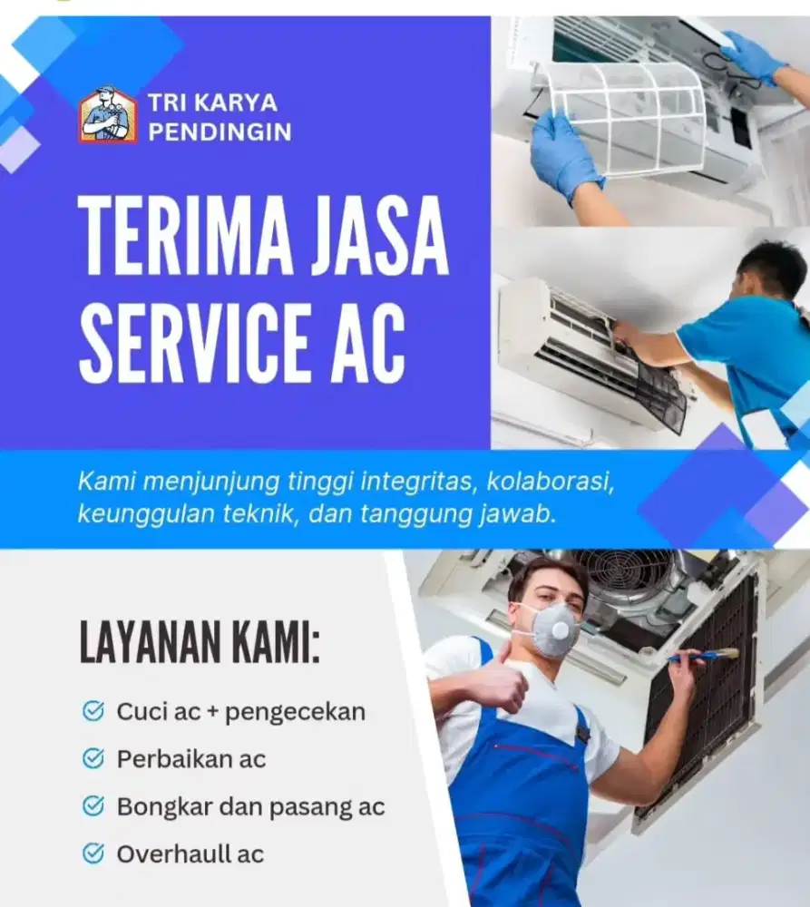 Jasa pasang AC perbaikan kulkas mesin cuci pompa air