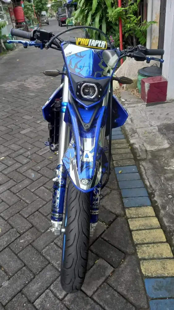 KM RENDAH WR155 SUPERMOTO , FuLL Modif