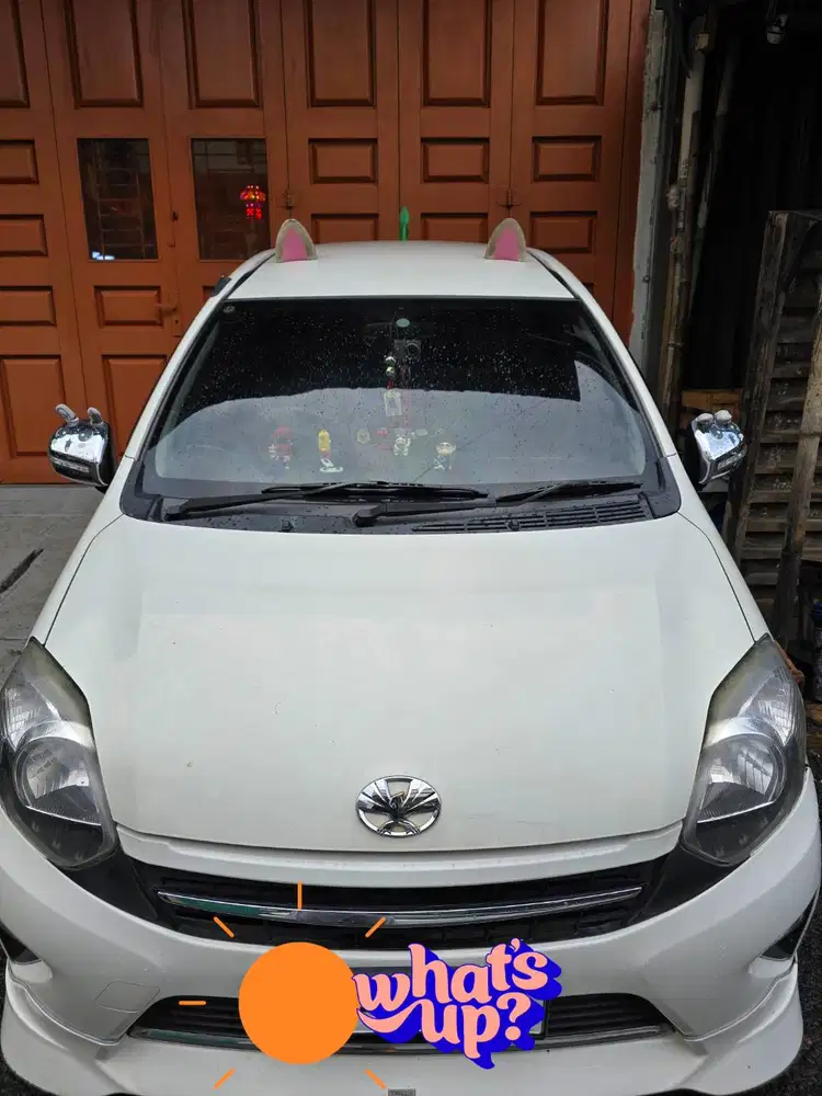 Mobil Toyota Agya 1.0 S TRD Sportivo AT Automatic 2015 Putih Istimewa