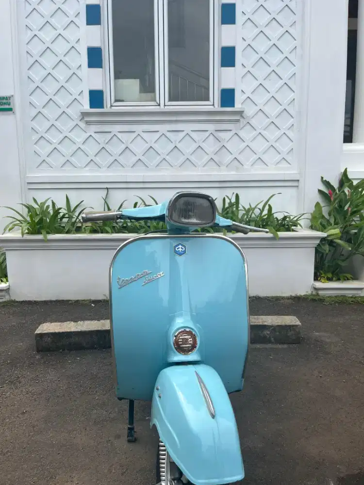 Vespa tahun 80 mulus ful restorasi