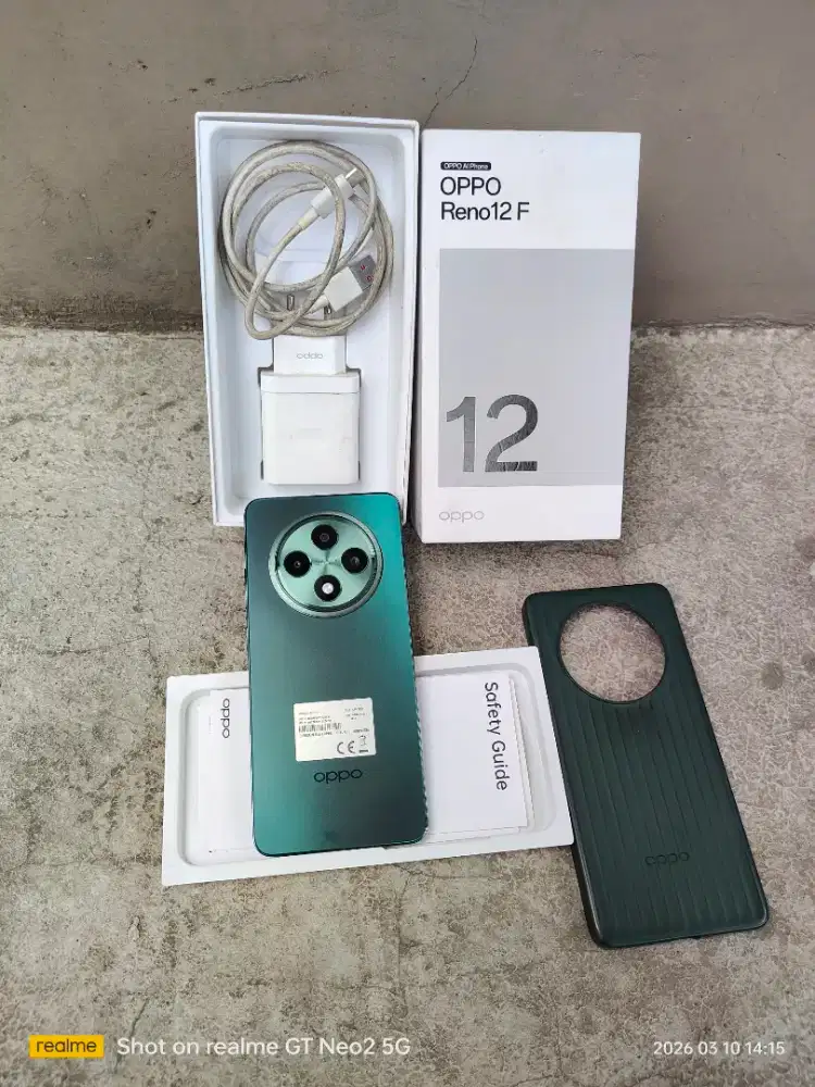 Oppo reno 12f 4g 8+8/256 fullset ori