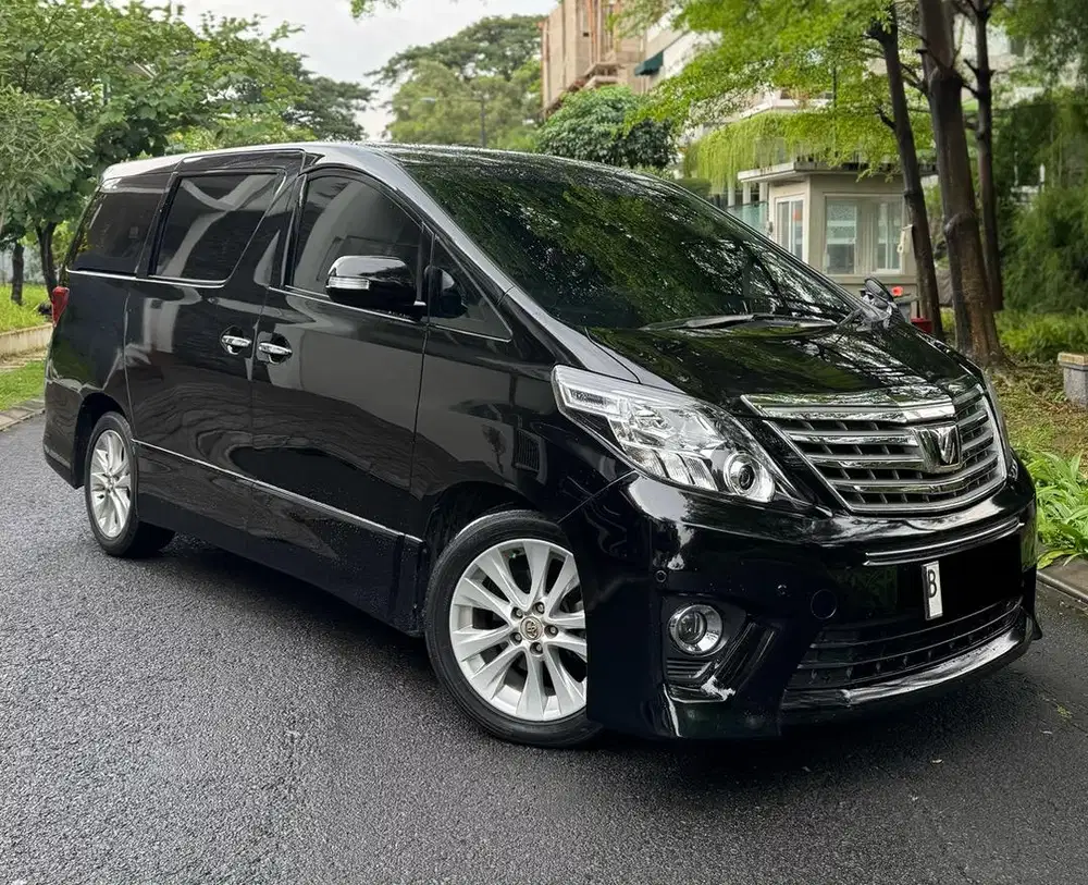 TOYOTA ALPHARD S 2008 PREMIUM SOUND BLACK INTERIOR ORI HARGA CASH NETT