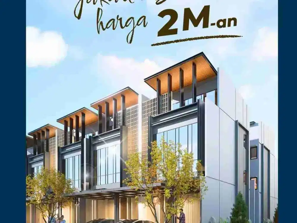 HUNIAN TOWNHOUSE TIPE MODERN MEWAH DI JAKARTA BARAT