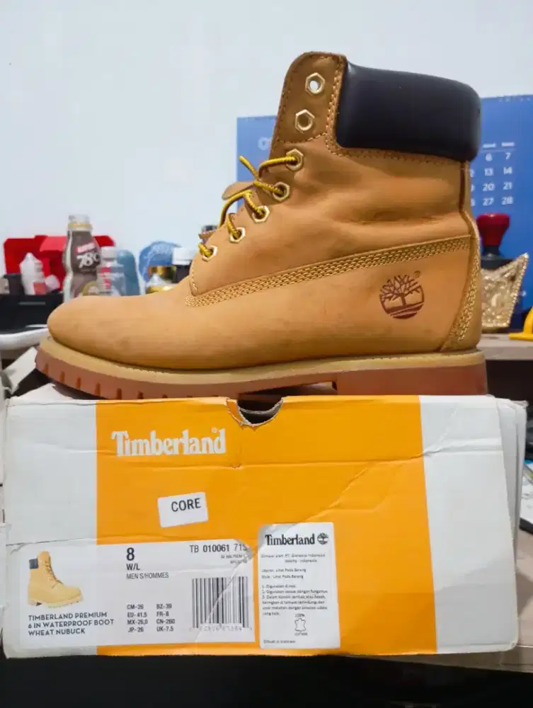 Timberland Premium 6 in Waterproof Boot Wheat Nubuck | Original