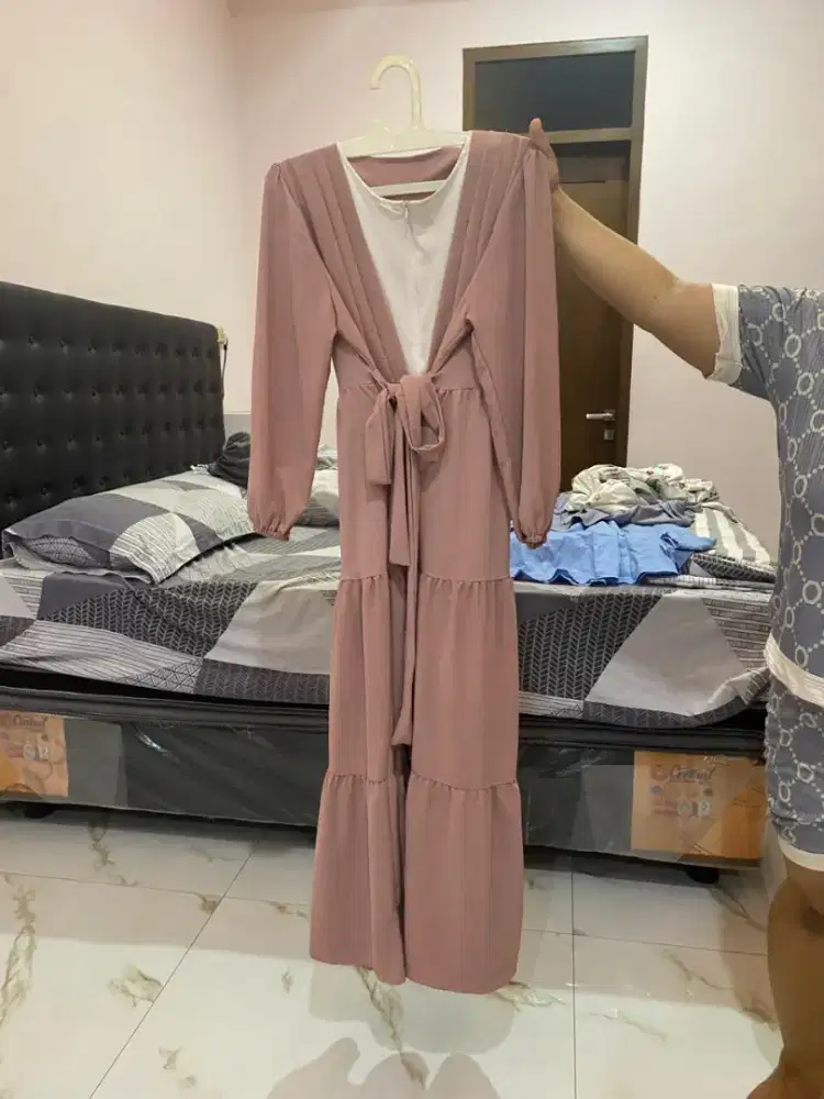 Gamis long dress wanita