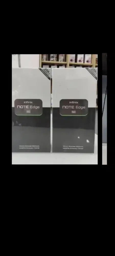 Infinix note edge 5G plus 8/256 layar lengkung