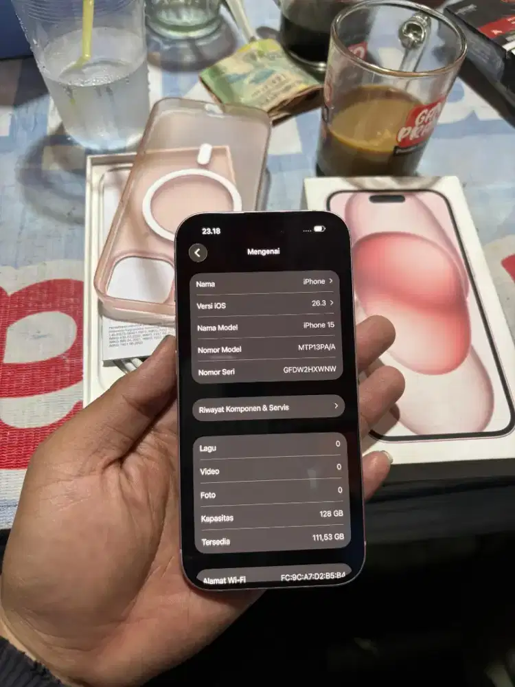 iPhone 15 128 iBox pink