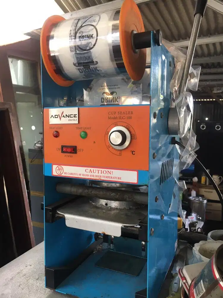 Mesin CUP Sealer buat usaha Es teh manis