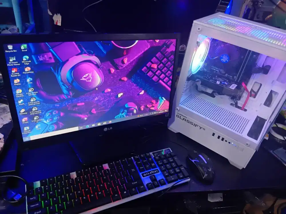 Komputer lengkap editing dan game