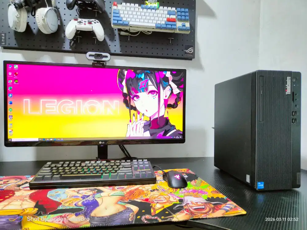 CPU KANTORAN i5 12400F VGA GTX 1050 Ti 16GB/1TB LENOVO PC OFFICE WIFI