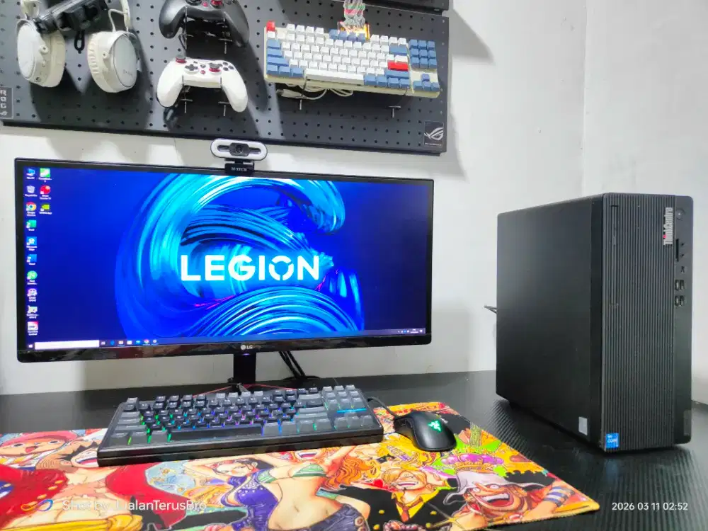 CPU KANTORAN i5 12400 VGA GTX 1050 Ti 16GB/1TB LENOVO PC OFFICE WIFI