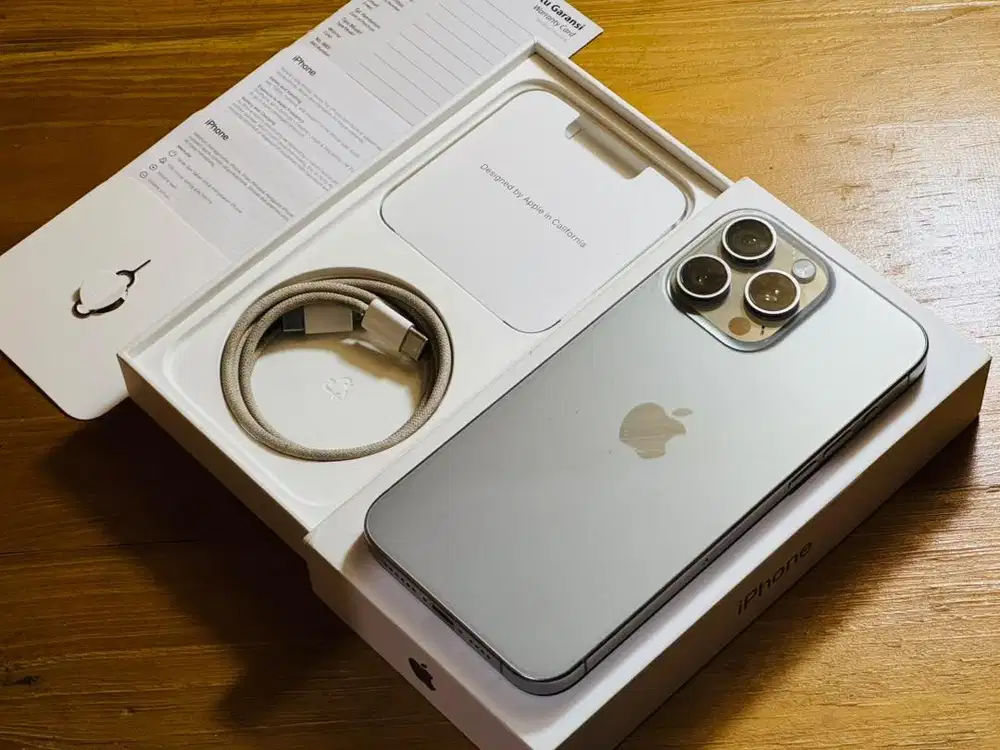 iPhone 15 Pro Max 256GB iBox BH90% Fullset Original