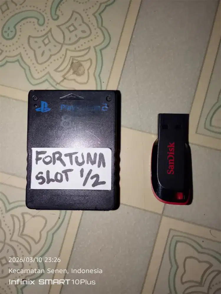 Mcboot Fortuna n flashdisk 32GB isi 15 game ps2