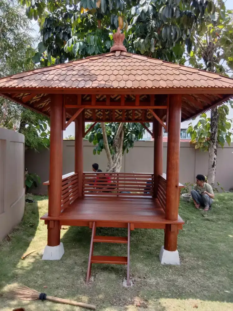 Jual gazebo kelapa.