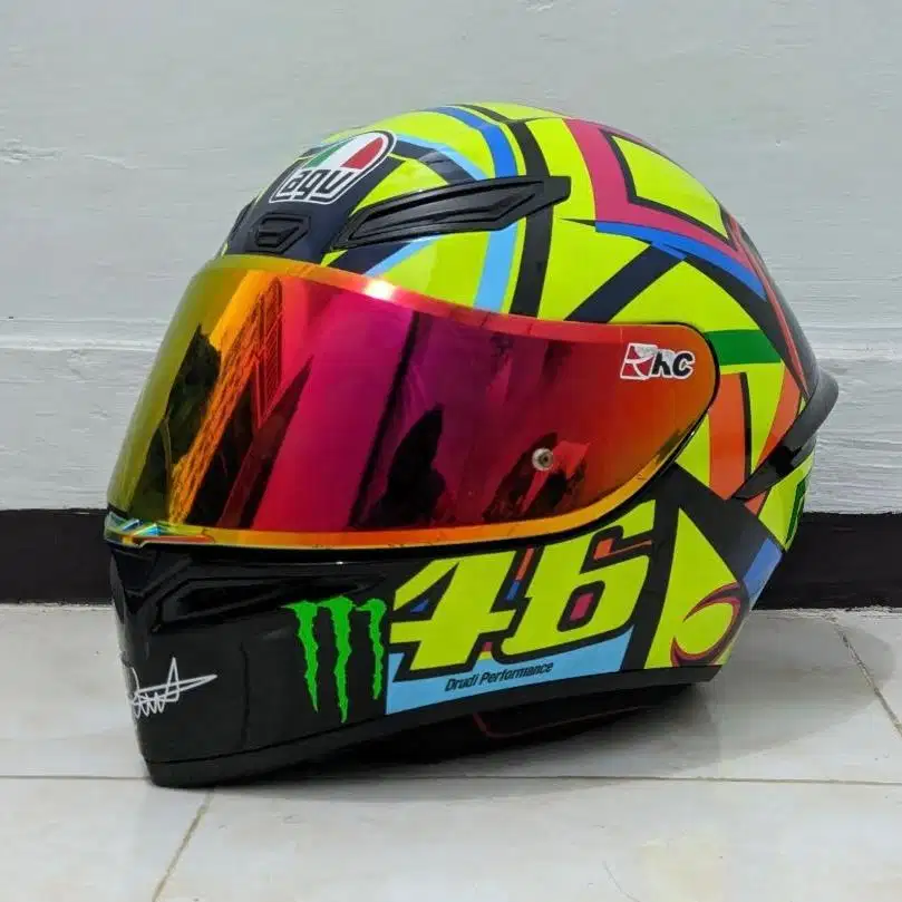 AGV K1 soleluna rossi original helm