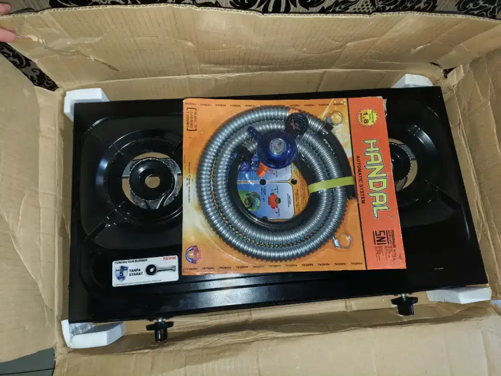 Kompor Rinnai R202S Baru Bonus Selang