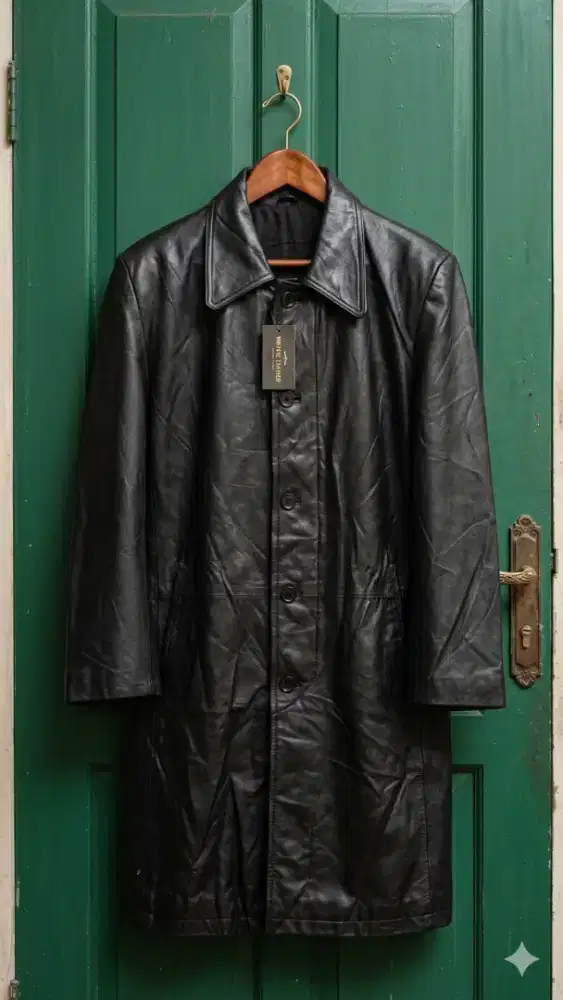 Jaket kulit asli import