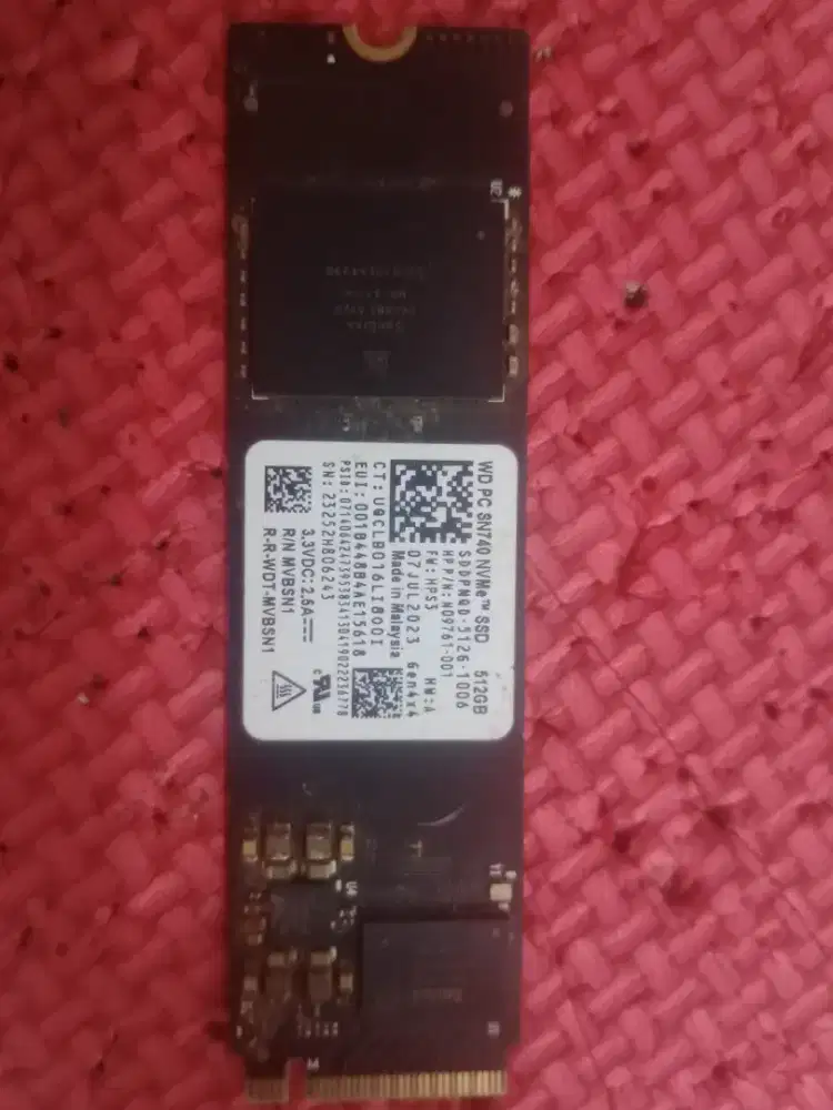 Ssd nvme WD 512gb