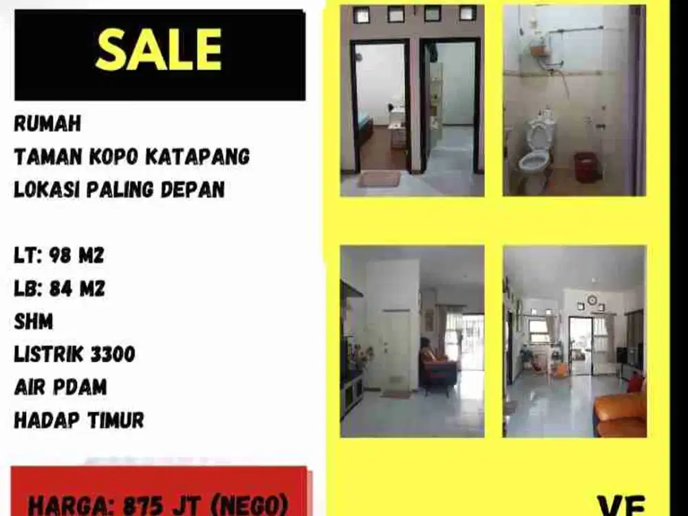 JUAL SEGERA RUMAH TAMAN KOPO KATAPANG