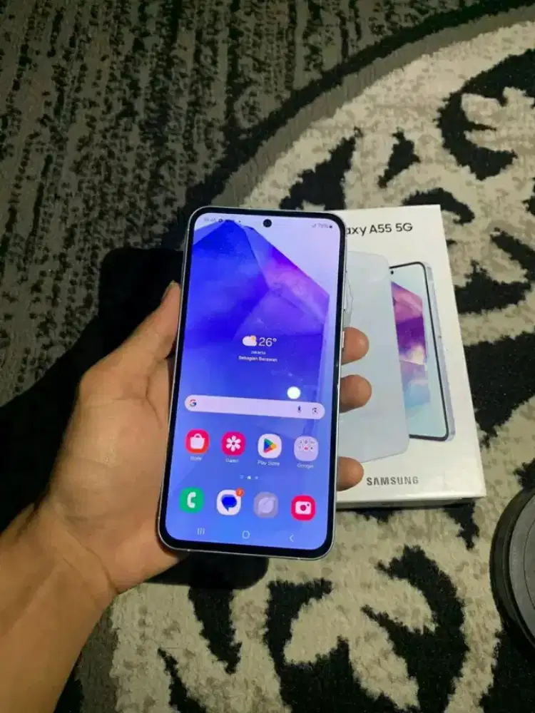 Samsung A55 5G 8/256 Garansi Aktiv~No Minus Like New