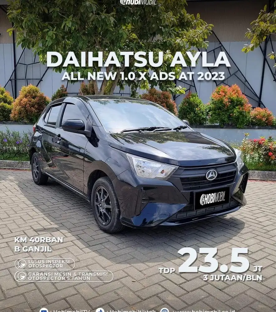 All New Ayla 1.0 X ADS AT Thn 2023