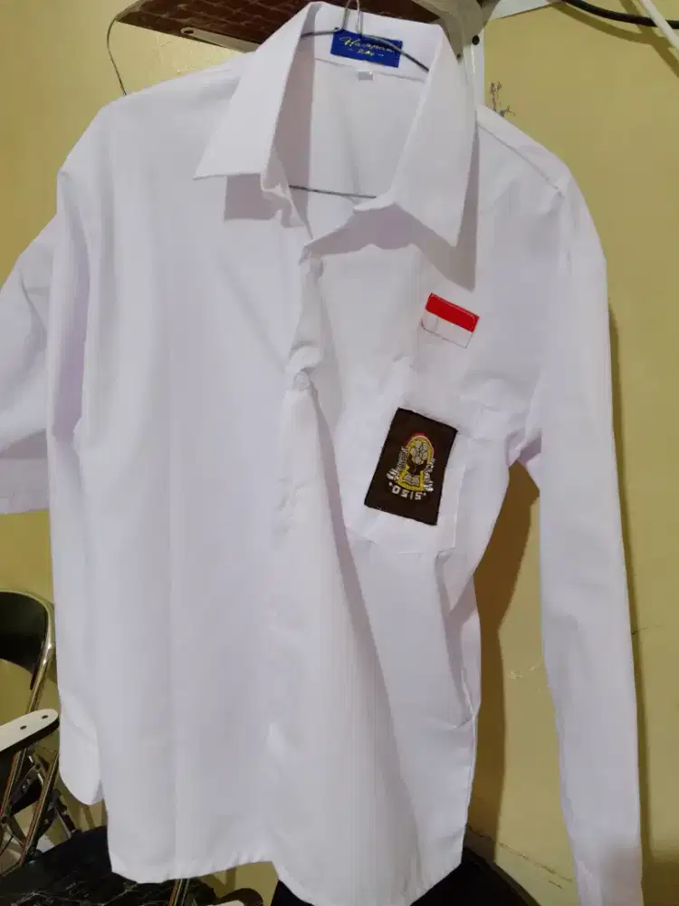 seragam SMA/SMK lengan panjang ukuran 16